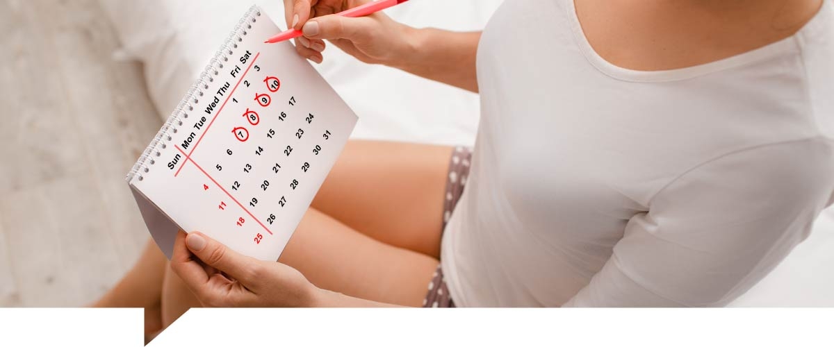 calendario menstruación