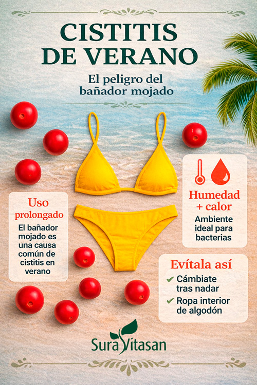 Cistitis en verano playas y piscinas