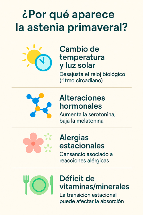 ¿Por qué aparece al astenia primaveral?
