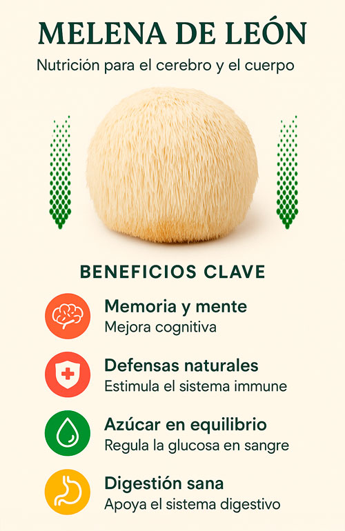 Beneficios de la melena de leon