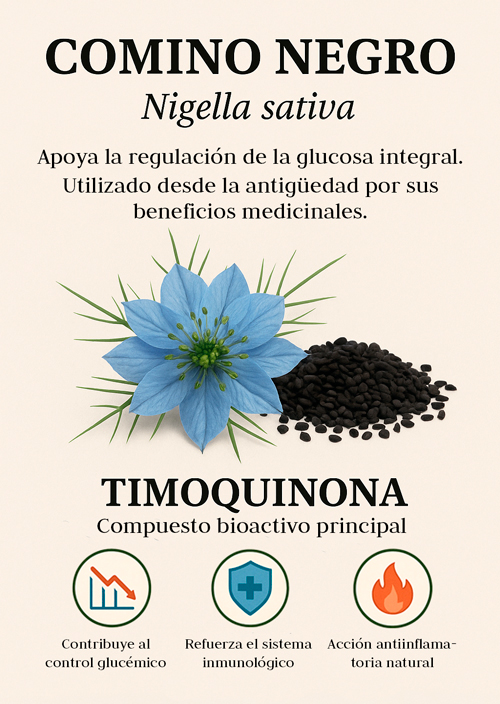 Comino negro Timoquinona