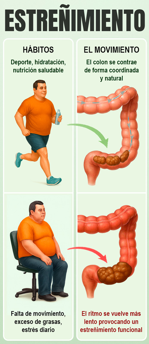 Estreñimiento ritmo intestino
