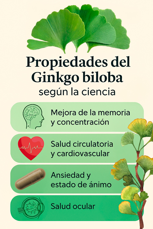 Propiedades del Ginkgo Biloba