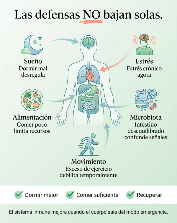 Factores que influyen en el sistema inmunitario