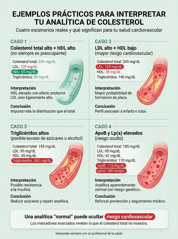 Interpretar analisis colesterol