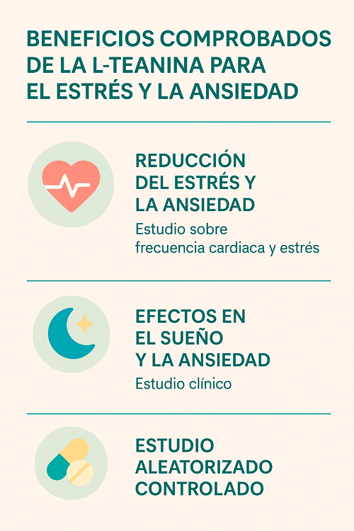 Beneficios L-teanina estrés y ansiedad