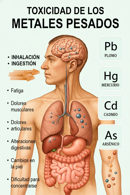 Metales pesados toxicidad