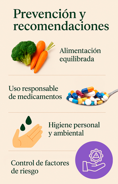 Prevención y recomendaciones Candidiasis