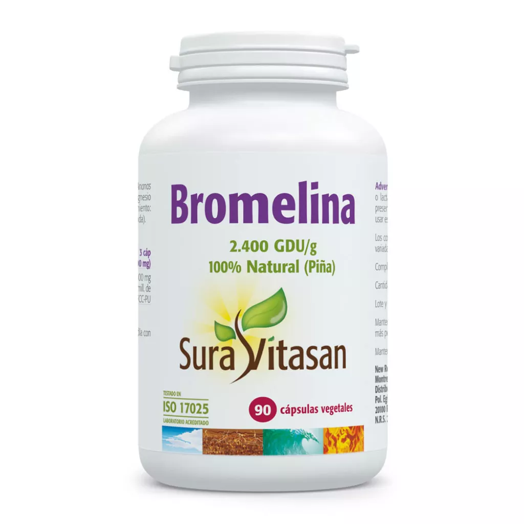 Bromelina 2.400 90 cápsulas