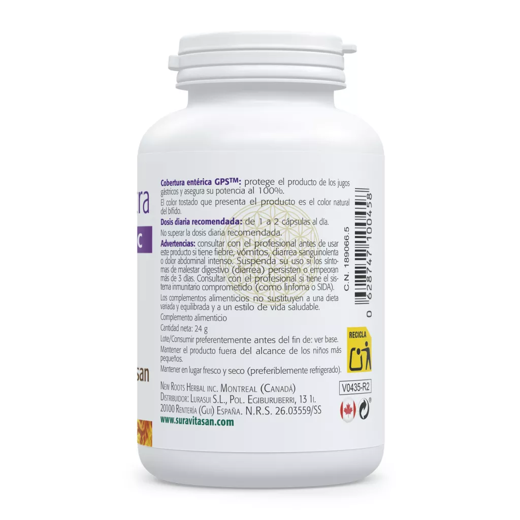 Envase de Acidophilus Ultra probiótico 11.000 millones de UFC Sura Vitasan