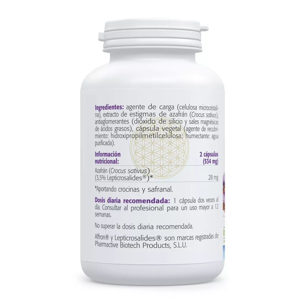 Envase de azafrán 14 mg Affron® Sura Vitasan