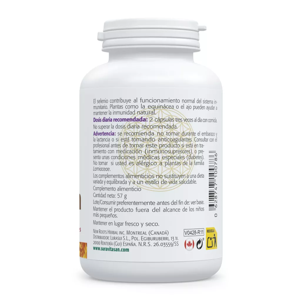 Envase de Candisan equilibrio intestinal e inmunidad Sura Vitasan