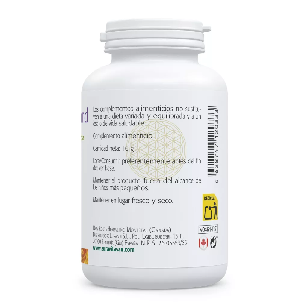 Envase de coenzima Q10 Retard 100 mg liberación prolongada Sura Vitasan
