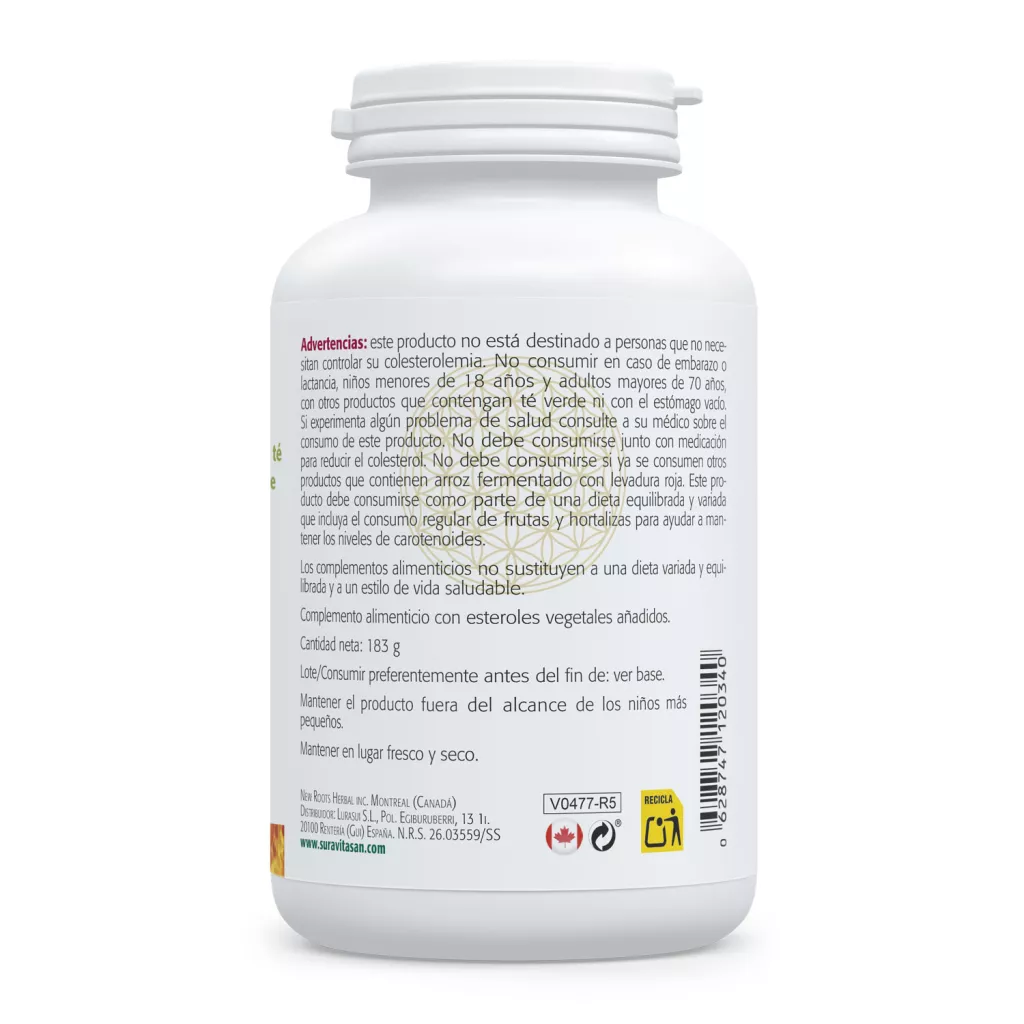 Envase de Colesterin con guggul y esteroles vegetales Sura Vitasan