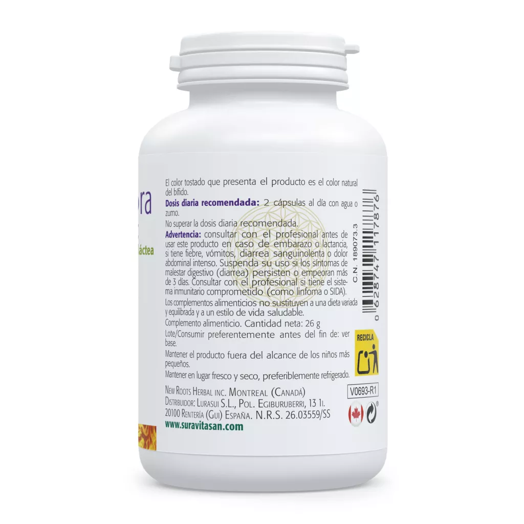 Envase de Colon Calm Flora probióticos y calostro Sura Vitasan