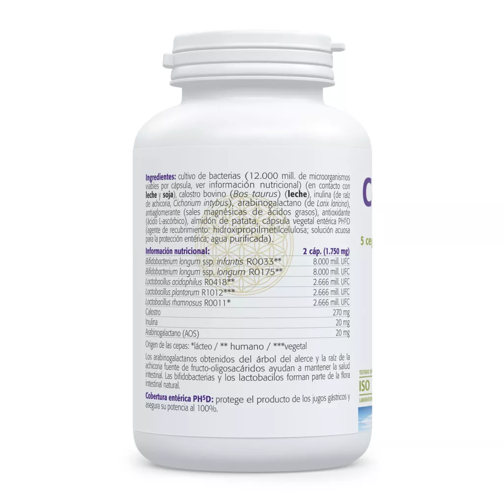 Envase de Colon Calm Flora probióticos y calostro Sura Vitasan