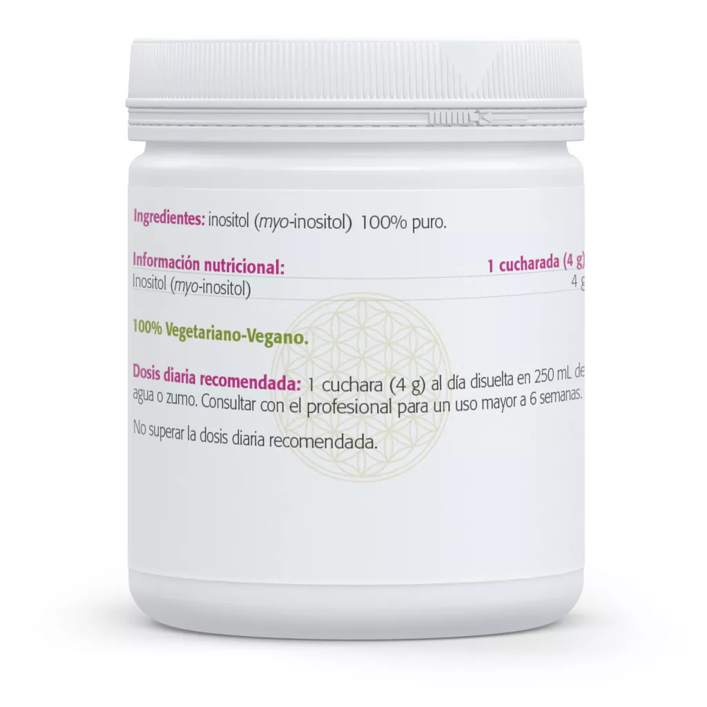 Envase de Myo-Inositol 100% puro en polvo Sura Vitasan