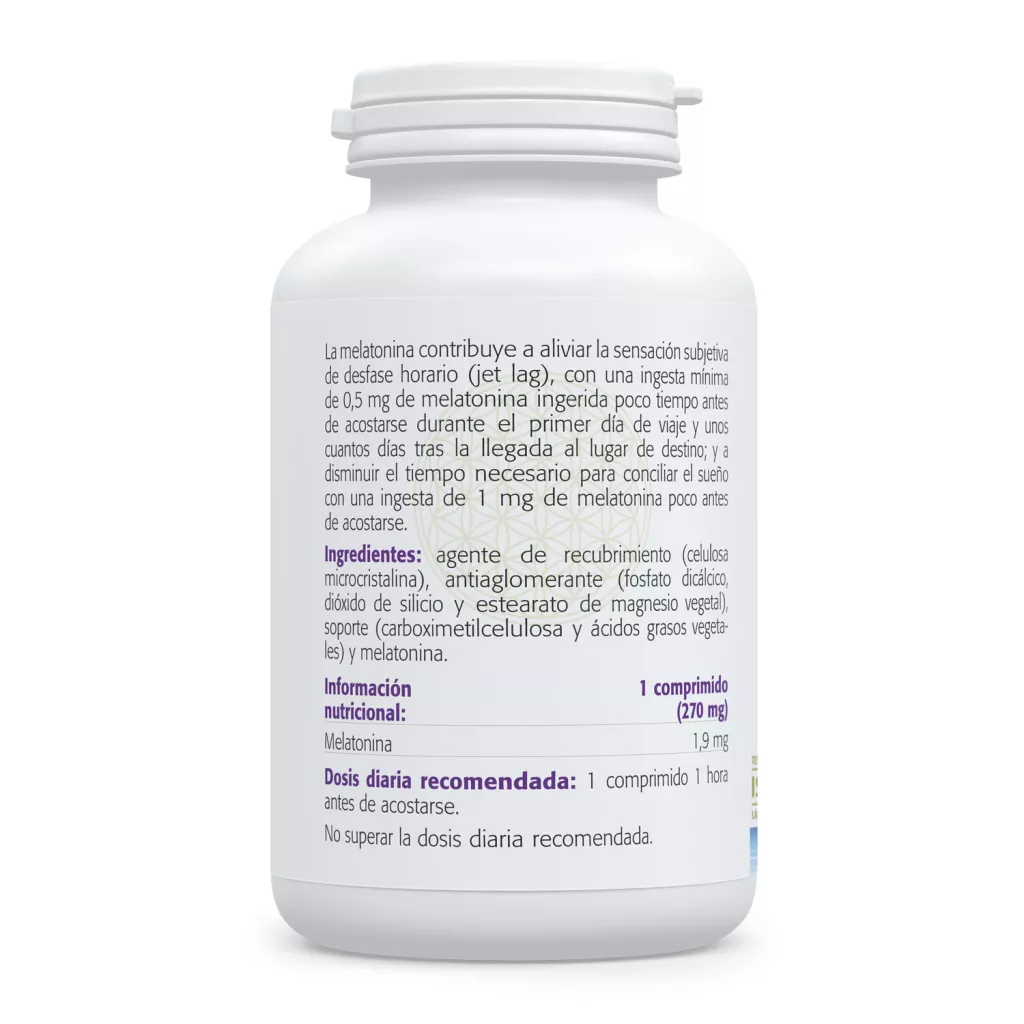 Envase de Melatonina 1,9 mg ayuda a conciliar el sueño Sura Vitasan