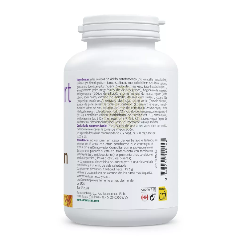 Envase de Osto-Fort con hidroxiapatita microcristalina Sura Vitasan