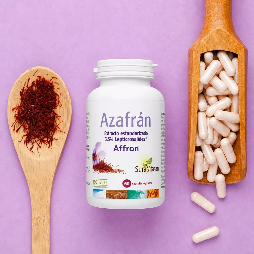 Envase de azafrán 14 mg Affron® Sura Vitasan