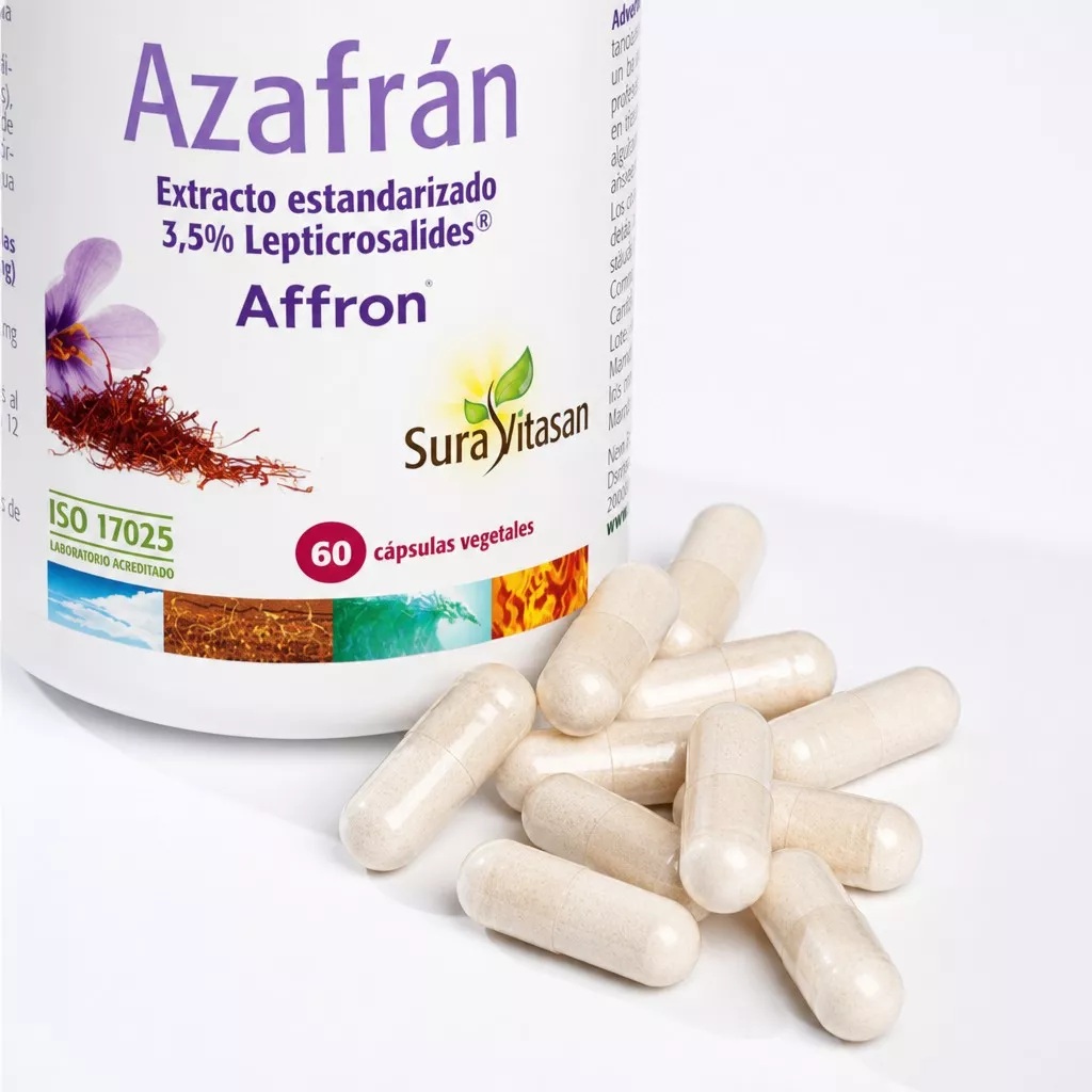 Envase de azafrán 14 mg Affron® Sura Vitasan