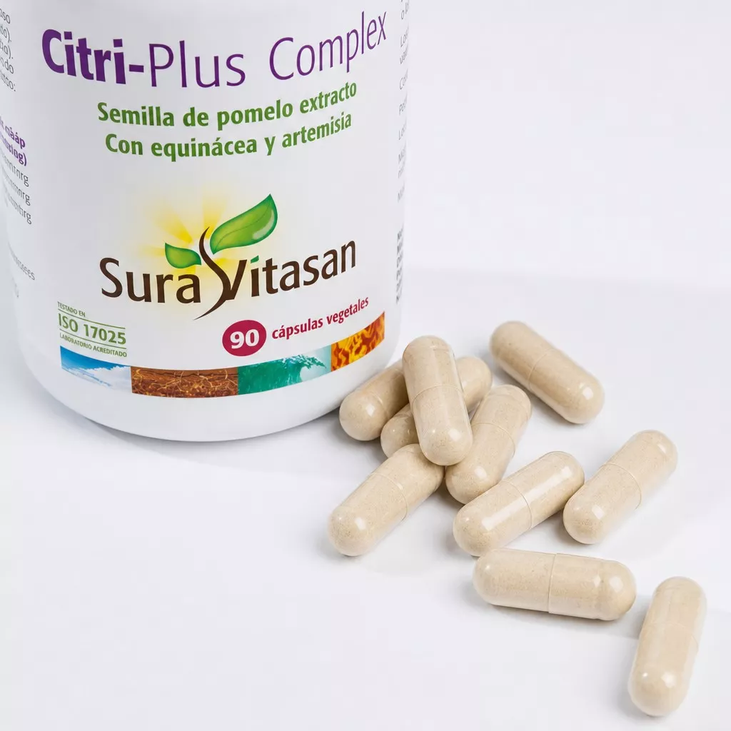 Envase de Citri-Plus Complex extracto de semilla de pomelo Sura Vitasan