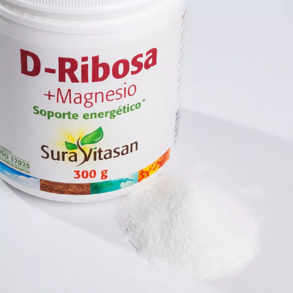 Envase de D-Ribosa con magnesio citrato Sura Vitasan