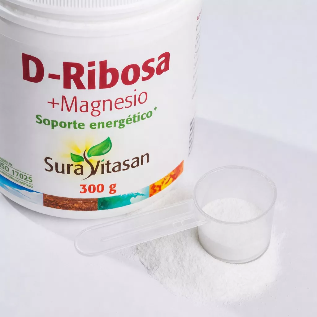 Envase de D-Ribosa con magnesio citrato Sura Vitasan