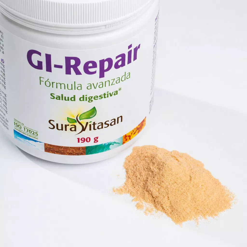 Envase de GI-Repair + polvo apoyo mucosa digestiva e intestinal Sura Vitasan