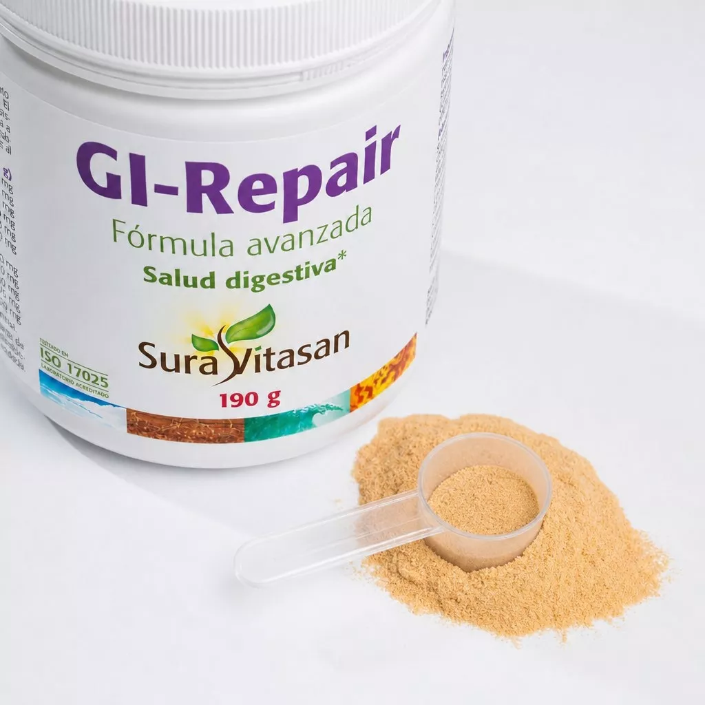 Envase de GI-Repair + polvo apoyo mucosa digestiva e intestinal Sura Vitasan