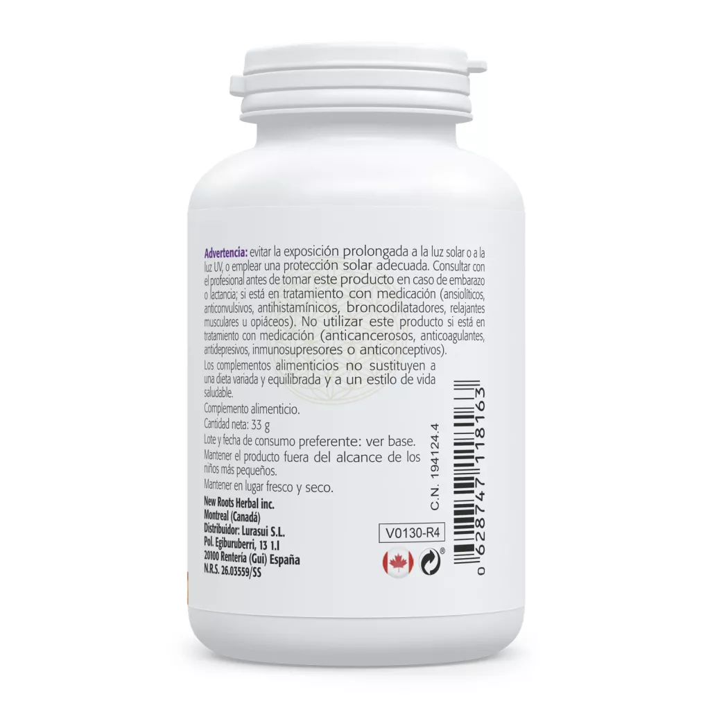 Envase de Hierba de San Juan Hipérico 450 mg Sura Vitasan
