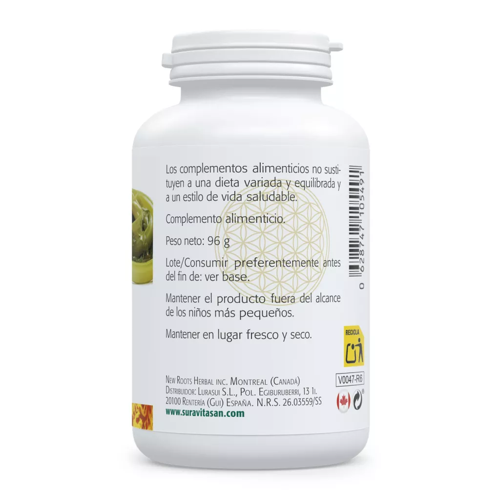 Envase de Kelp noruego yodo natural 225 μg Sura Vitasan