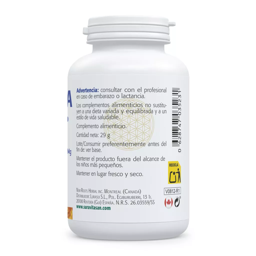 Envase de Magnesio ATA 55 mg magnesio elemental Sura Vitasan