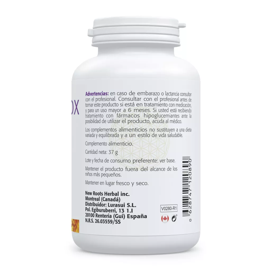 Envase de Metal Detox Protector apoyo detox y antioxidante Sura Vitasan