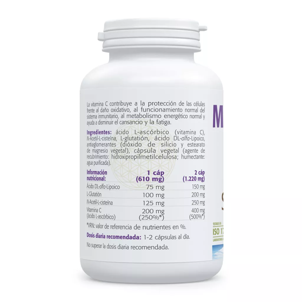 Envase de Metal Detox Protector apoyo detox y antioxidante Sura Vitasan