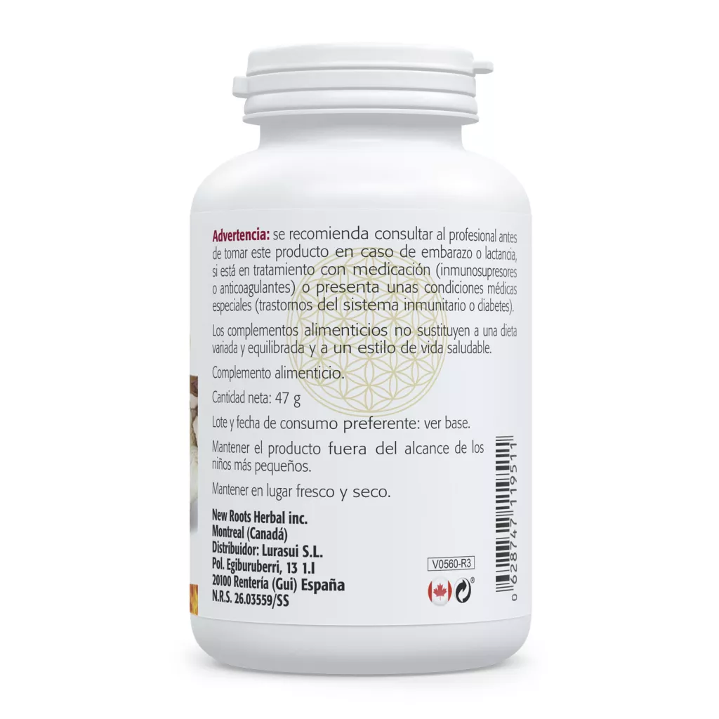 Envase de Mico Complex 6 seis hongos medicinales Sura Vitasan