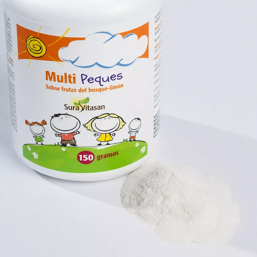 Envase de Multi Peques multivitamínico infantil Sura Vitasan