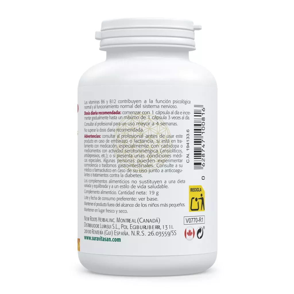 Envase de NervoSeren apoyo sistema nervioso Sura Vitasan