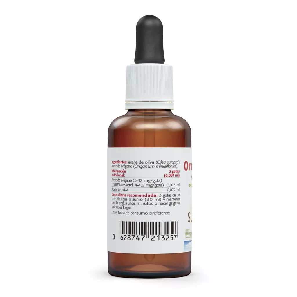 Envase de Aceite de Orégano silvestre 91-95% carvacrol de los aceites volátiles