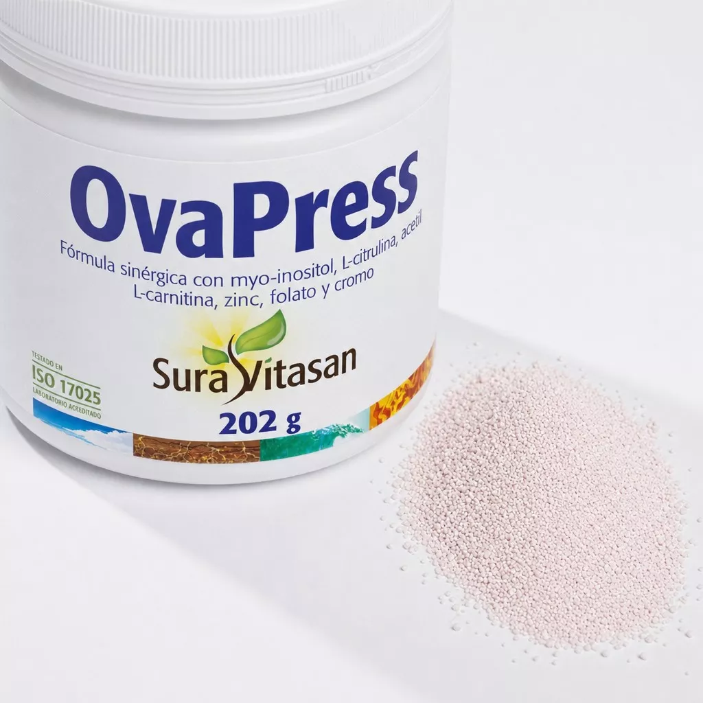 Envase más polvo de Ova Press 