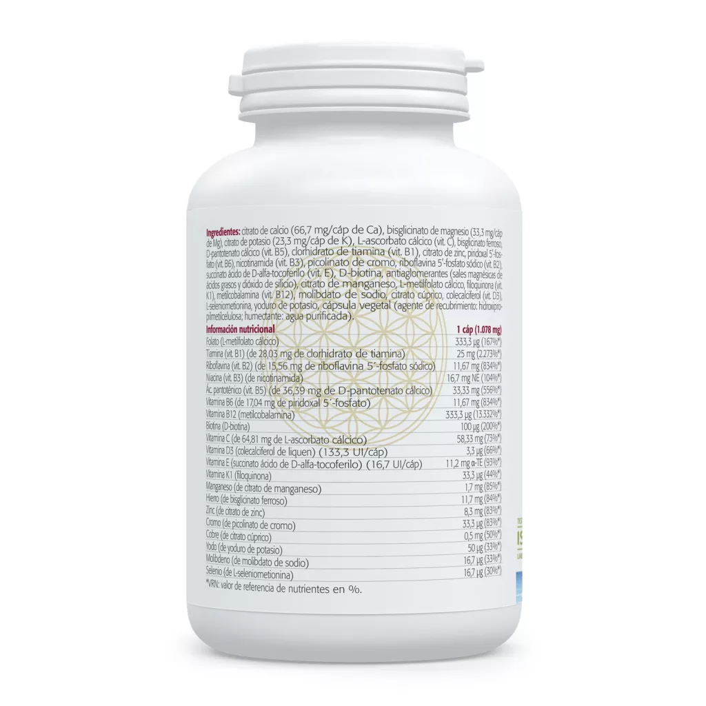 Envase de Prenatal Multinutrient multivitamínico embarazo Sura Vitasan