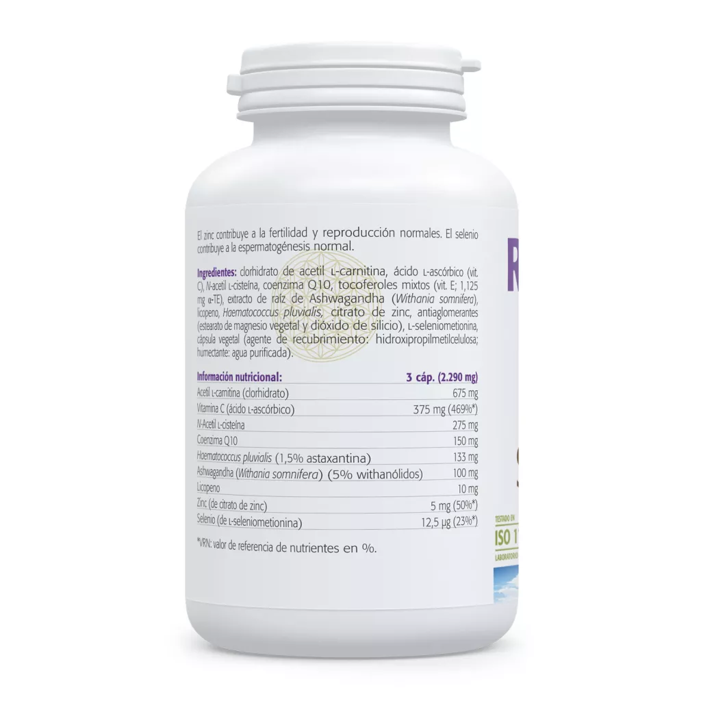 Envase de Repro Fertil nutrientes para fertilidad masculina Sura Vitasan