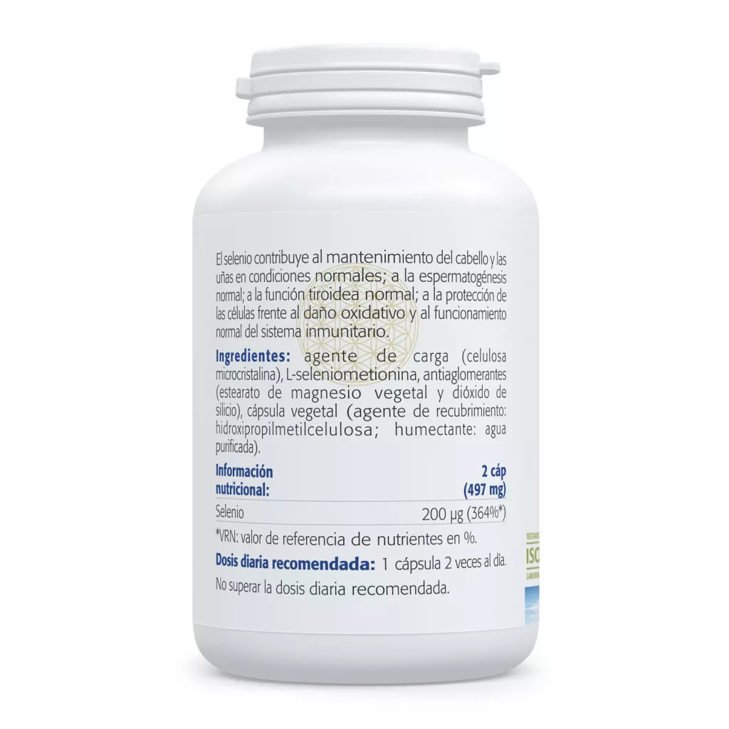 Envase de Selenio L-seleniometionina alta absorción Sura Vitasan