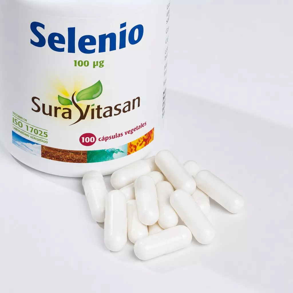 Envase de Selenio L-seleniometionina alta absorción Sura Vitasan