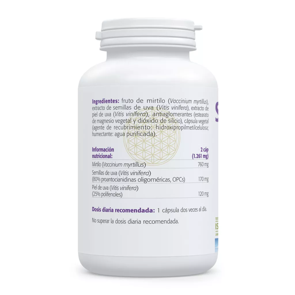 Envase de Semillas de Uva extracto de semilla y piel Sura Vitasan