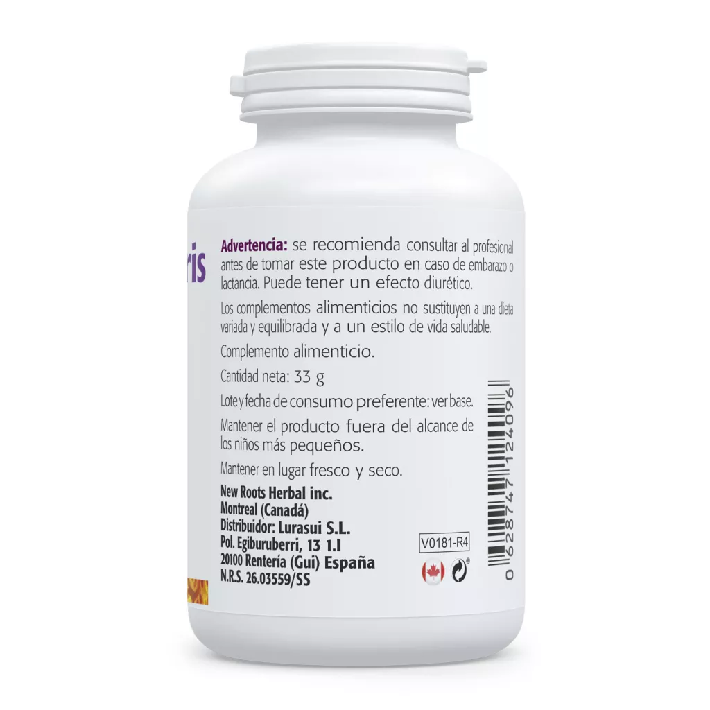 Envase de Tribulus terrestris 100 mg 40 % saponinas Sura Vitasan