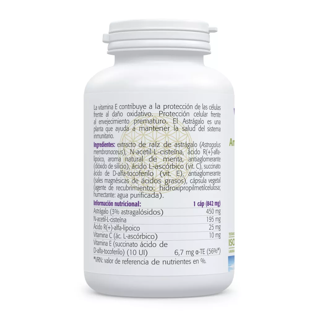 Envase de Vital Celular protección antioxidante celular Sura Vitasan