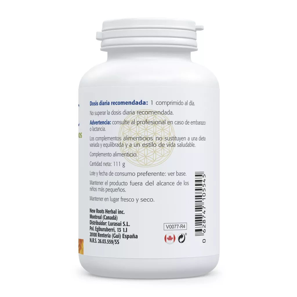 Envase de Vitamina C L-Ascorbato Cálcico 894 mg forma no ácida Sura Vitasan