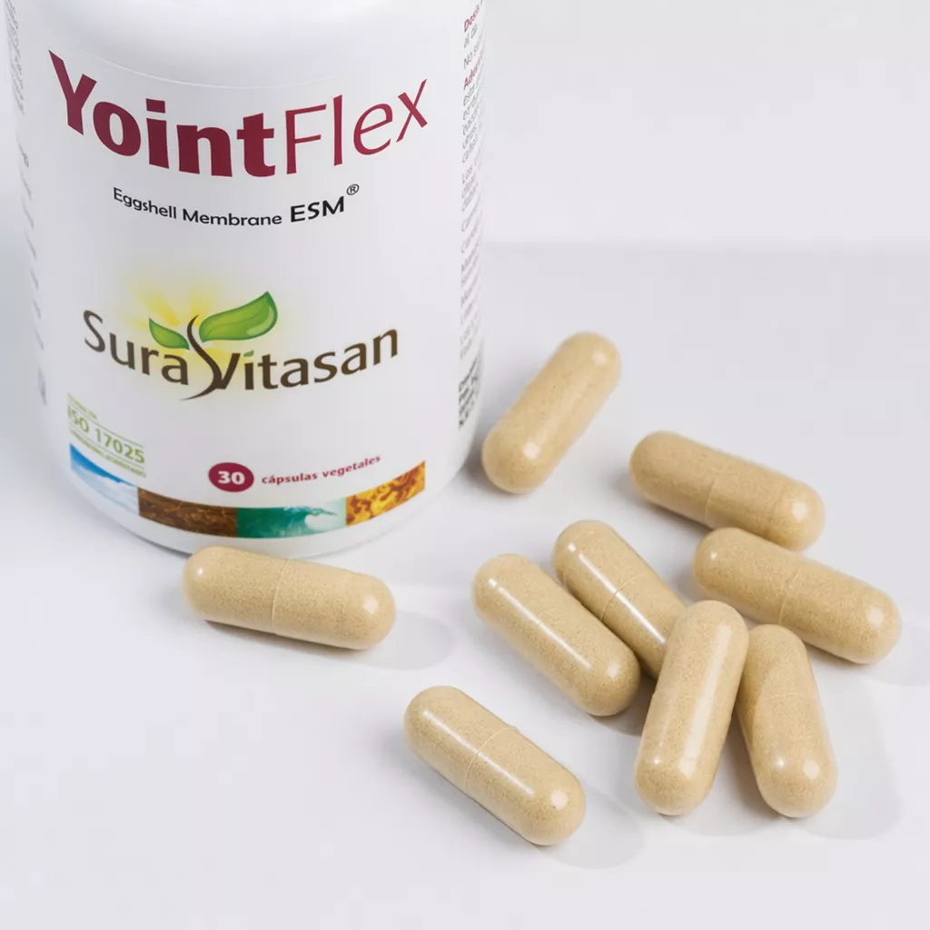 Envase de Yoint Flex fórmula para articulaciones Sura Vitasan