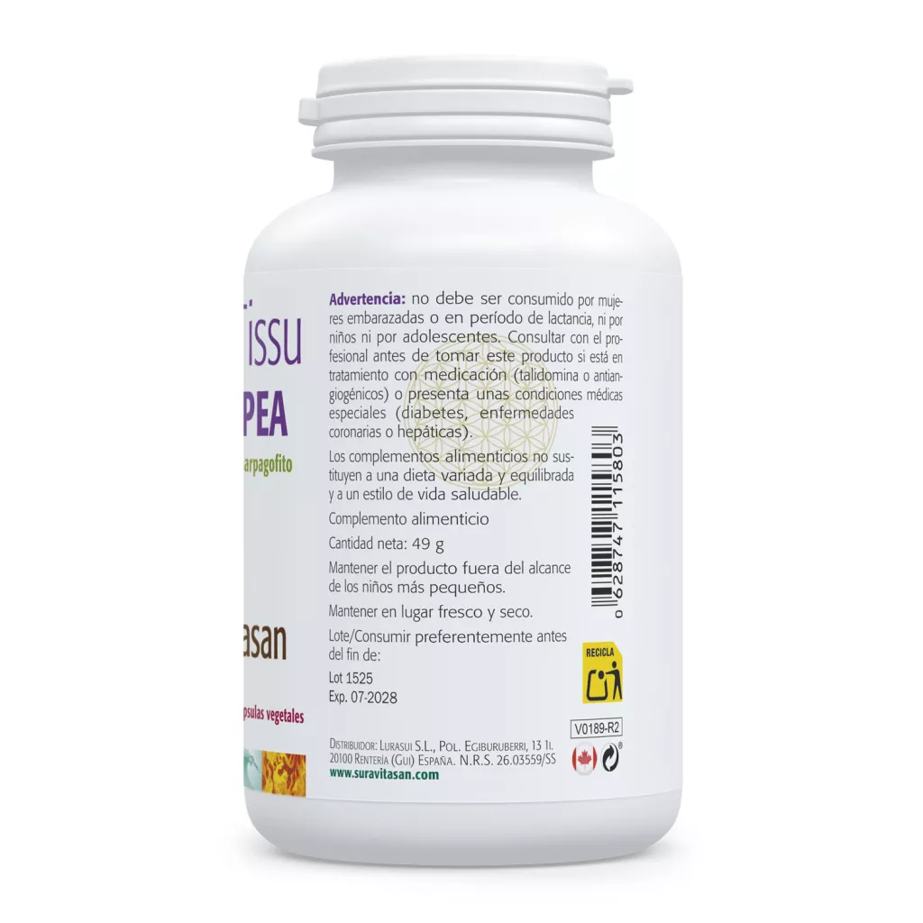 Envase de Yoint Tissu MSM y PEA tejidos y confort articular Sura Vitasan